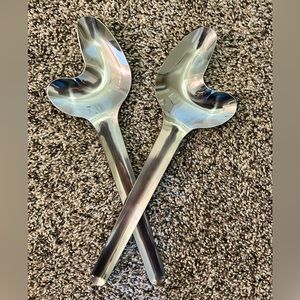 IKEA OMSESIDIG Salad Spoon / Serving Spoon Set - Stainless Steel